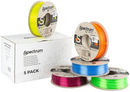 Filament Spectrum PLA Crystal 1.75m 5x 0.25kg - Filament