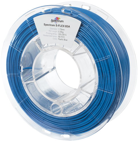 Filament Spectrum S-Flex 85A 1.75mm Pacific Blue 0.25kg - Filament - Main image