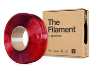 The Filament ReFill PETG 1.75mm Transparent Red 1kg - Filament