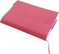 Book Cover Book cover Polka dots on red: size 23,5 x adjustable cover width - Obal na knihu