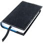 Book Cover Book cover leather with bookmark Black metal - Obal na knihu
