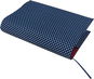 Obal na knihu Puntíky na tm.modré: rozměr 25 x 36 cm - Obal na knihu