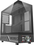darkFlash DS950 BLACK WITH SCREEN - PC Case