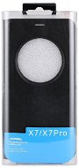 DOOGEE X7 / X7 PRO Flip Case schwarz + Displayschutzfolie - Handyhülle