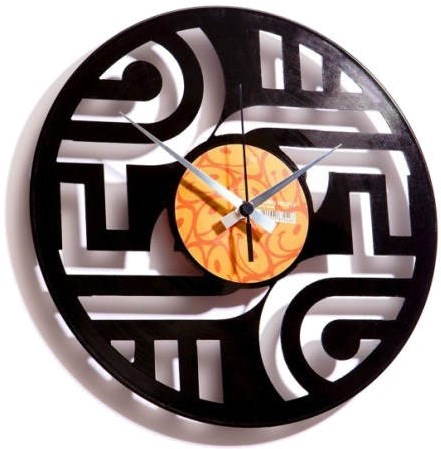 DISCOCLOCK Geometry #1 - Wall Clock - Main image