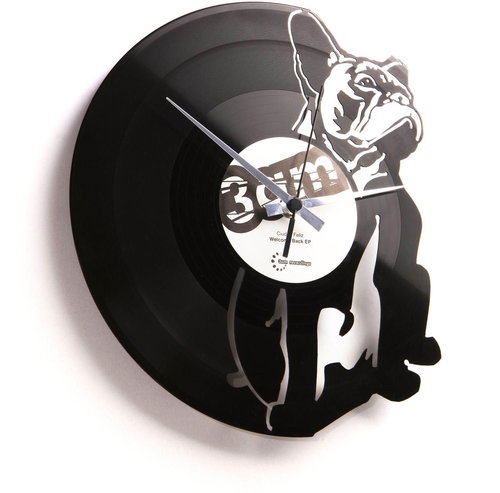 DiscoClock Dog Hugo - Wall Clock - Main image