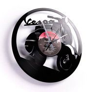 DISCOCLOCK Vespa Scooter  - Wall Clock