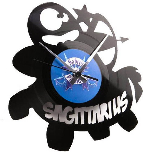 DISCOCLOCK Sign Sagittarius  - Wall Clock - Main image