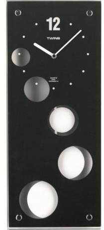 Twins 9062 black  - Wall Clock - Main image