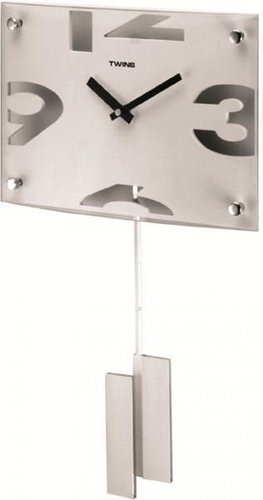  Twins 5090 white  - Wall Clock - Main image