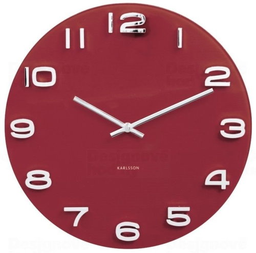 KARLSSON 5640RD - Nástěnné hodiny - Hlavní obrázek