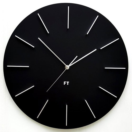 FUTURE TIME FT2010BK Round Black - Wall Clock - Main image