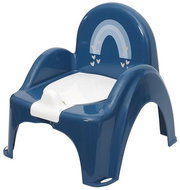 Baby potty with lid Meteo - blue - Potty