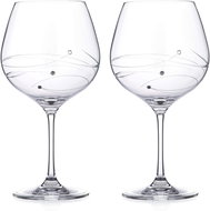 Diamante Spiral Epitome gin glass with Swarovski crystals 610 ml 2 pcs - Glass