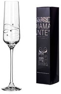 Diamante Champagne glass Spiral 190 ml 1 pc - Glass