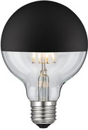 Diolamp Retro LED Filament zrcadlová žárovka 6 W 230 V E27 černý vrchlík - LED Bulb