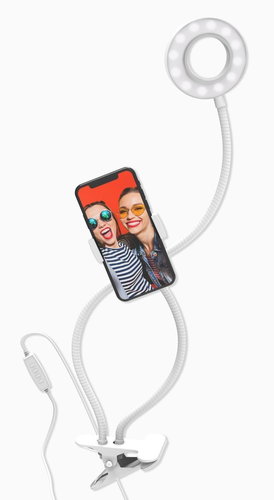 Digipower For You Vlogging Kit 3" Ring Light with Remote - Phone holder - Main image