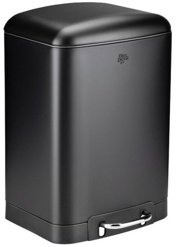 Dirt Devil Pedal Bin 6L Soft-Close Black - Rubbish Bin - Main image