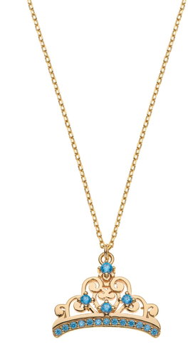 DISNEY korunka stříbrný náhrdelník pozlacený NS00020YZBL-157.CS - Necklace - Main image
