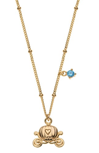 DISNEY kočár stříbrný náhrdelník pozlacený NS00022YZBL-157.CS - Necklace - Main image