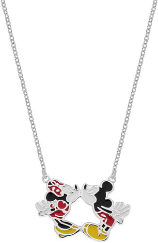 DISNEY Mickey a Minnie Mouse stříbrný náhrdelník NS00030SL-157.CS - Necklace - Main image