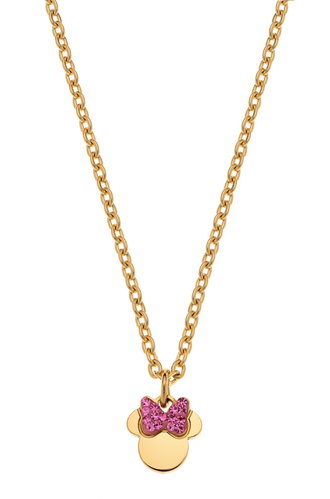 DISNEY Minnie Mouse ocelový náhrdelník pozlacený N600583YRPL-B.CS - Necklace - Main image