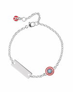 Disney Kids Bracelet Captain America Marvel silver BS00085RL-55. CS (Ag 925/1000, 2,41 g) - Bracelet