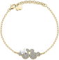 DISNEY Minnie a Mickey Mouse stříbrný BS00048QZWL-55 (Ag 925/1000, 3,69 g) - Náramek