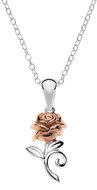 Disney Children's Princess Rose Necklace CS00004TL-P. CS, silver (Ag925/1000) - Necklace