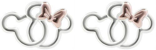Disney Children's Mickey and Minnie Mouse Earrings EF01463TPL. EN - Earrings - Main image
