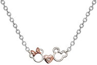 Disney Children's Mickey and Minnie Mouse Necklace NF00937TRWL-18. EN - Necklace