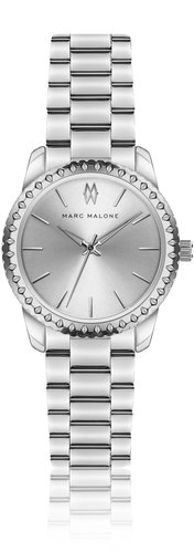 Marc Malone ladies Alexa Silver Steel CXCY watch - Women's Watch - Main image