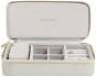 Stackers, Travel Jewellery Box Oatmeal Large Zipped Jewellery Box | cream - Jewellery Box
