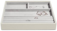 Stackers, Jewellery Box Oatmeal Classic Ring & Bracelet Layer | cream - Jewellery Box