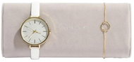 Stackers, Stone Velvet Watch/Bracelet Pad | beige - Jewellery Box