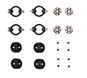 DJI Inspire 2 1550T Quick Release Propeller Mounting Plates - Příslušenství pro dron