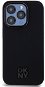 DKNY Stack Logo iPhone 15 Pro fekete PU bőr MagSafe tok - Telefon tok