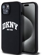 DKNY Liquid Silicone Arch Logo MagSafe Zadní Kryt pro iPhone 11 Black - Phone Cover