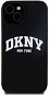 DKNY Liquid Arch Logo iPhone 13 fekete szilikon MagSafe tok - Telefon tok