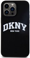 DKNY Liquid Arch Logo iPhone 14 Pro fekete szilikon MagSafe tok - Telefon tok