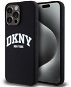 DKNY Liquid Arch Logo iPhone 14 Pro Max fekete szilikon MagSafe tok - Telefon tok