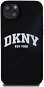DKNY Liquid Arch Logo iPhone 15 Plus fekete szilikon MagSafe tok - Telefon tok