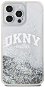 DKNY Liquid Glitter Arch Logo Zadní Kryt pro iPhone 15 Pro Max Transparent - Phone Cover