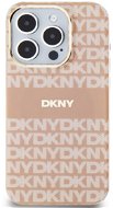DKNY PC/TPU Repeat Pattern Tonal Stripe Magsafe Back Cover für iPhone 15 Pro Pink - Handyhülle