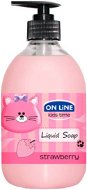 On Line Kids Time tekuté mydlo 500 ml - jahoda - Detské mydlo