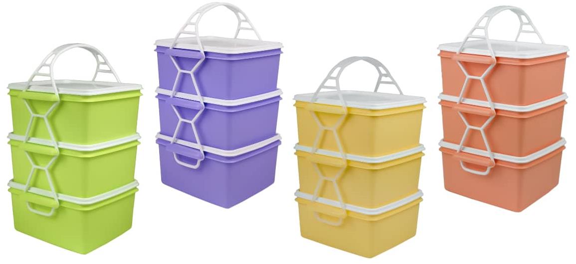 DK PLAST 3 × 1,4 l - négyzet