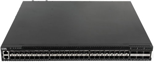 D-Link 54-PORTS L3 10G MANAGED SWITCH STACKABLE 48 SFP+ 6 QSFP+ - Switch - Main image