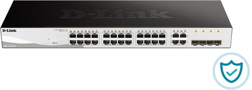 D-Link 28-PORT LAYER2 SMART MANAGED GIGABIT SWITCH - Switch - Main image