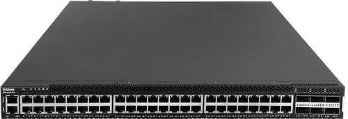 D-Link 54-P LAYER 3 10G MANAGED SWITCH 48XSFP 6X40G QSFP+/QSFP28 - Switch - Main image