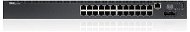 Dell Networking N2024 L2 24x 1 GbE + 2x 10 GbE SFP+ Fixed Ports Stacking IO to PSU Airflow AC - Switch